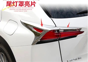 

Lapetus Outside Rear Tail Lights Lamps Frame Cover Trim 4 Pcs Fit For LEXUS NX NX200T NX300T 2018 2019 ABS Auto Accessories