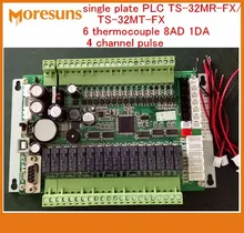 Fast Free Ship New single plate PLC TS 32MR FX TS 32MT FX 6 thermocouple 8AD