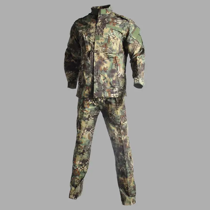 Тактическая Боевая форма одежды боевые брюки+ куртка набор Военная охота CS набор Tatico камуфляж страйкбол пейнтбол оборудование одежда - Цвет: MAD