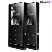 Высокое качество Сенсорный экран Bluetooth MP3-плеер двойной аудио Выход металла без потерь Музыкальный плеер с FM книгу Регистраторы шагомер
