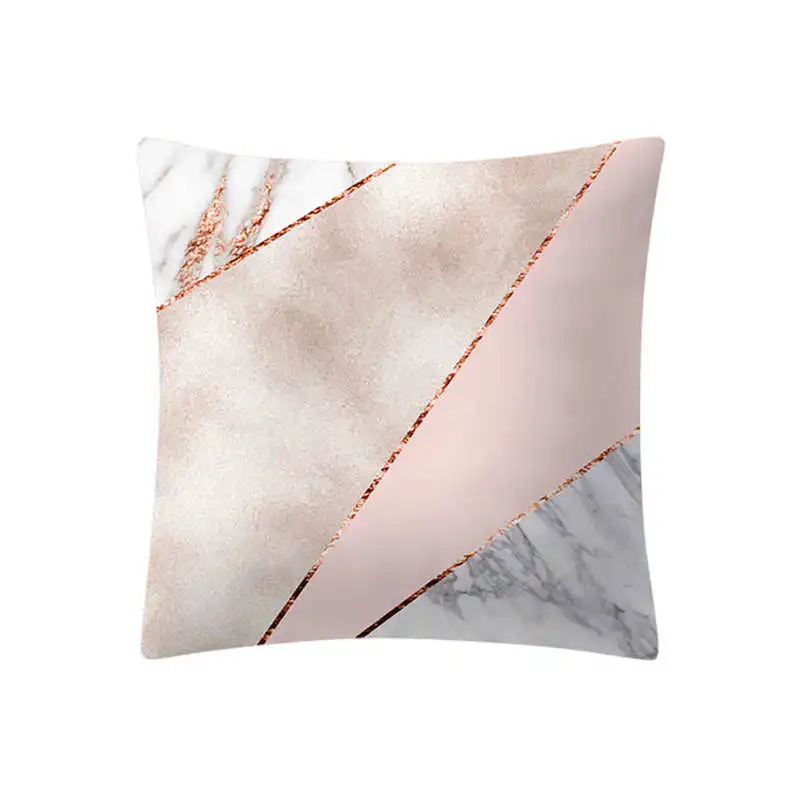 Rose Gold Pink Cushion Cover Square Pillowcase bed sofa Decoratio Art style pillow cover 4545 christmas home decor #3o11#f (4)