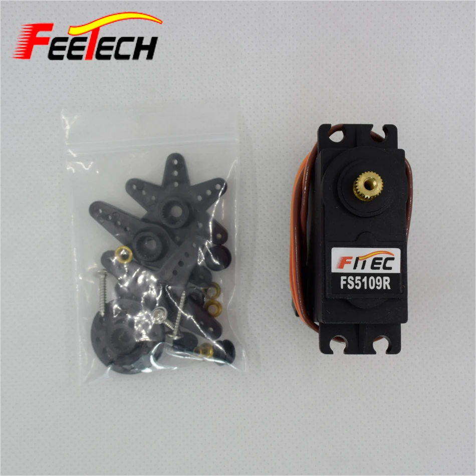 10kg.cm 360 Degree Continuous Rotation Servo FS5109R FEETECH Servo for Robot (2)