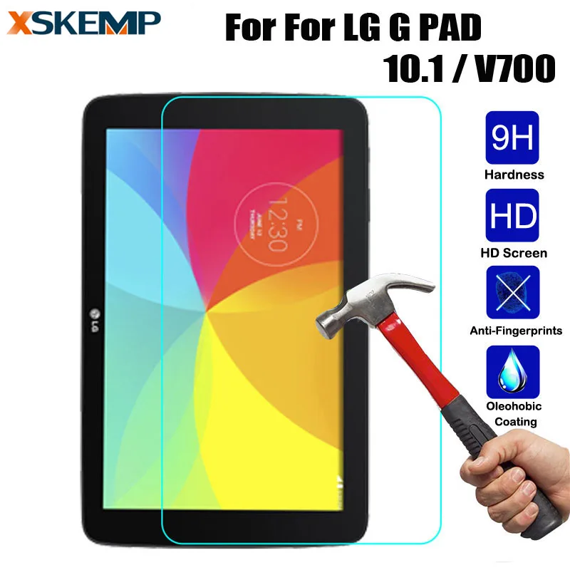Закаленное стекло для LG G PAD 10 1/V700 защитный экран планшета без отпечатков пальцев
