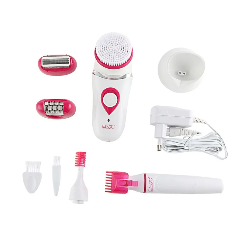 

6 in1 Electric Eyebrow Trimmer Scissors Portable Facial Hair Body Shaver Face Care Apparatus for Women Battery-Operated