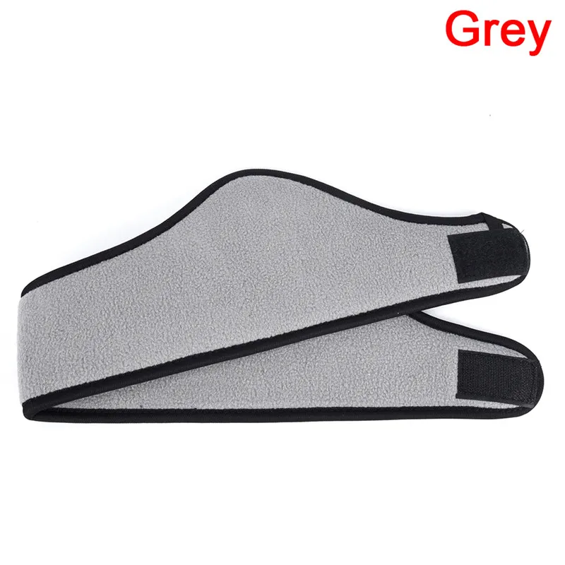 1 шт. зимняя головная повязка для ушей Защитная флисовая Ушная муфта унисекс стрейч спандекс 4 цвета - Цвет: grey