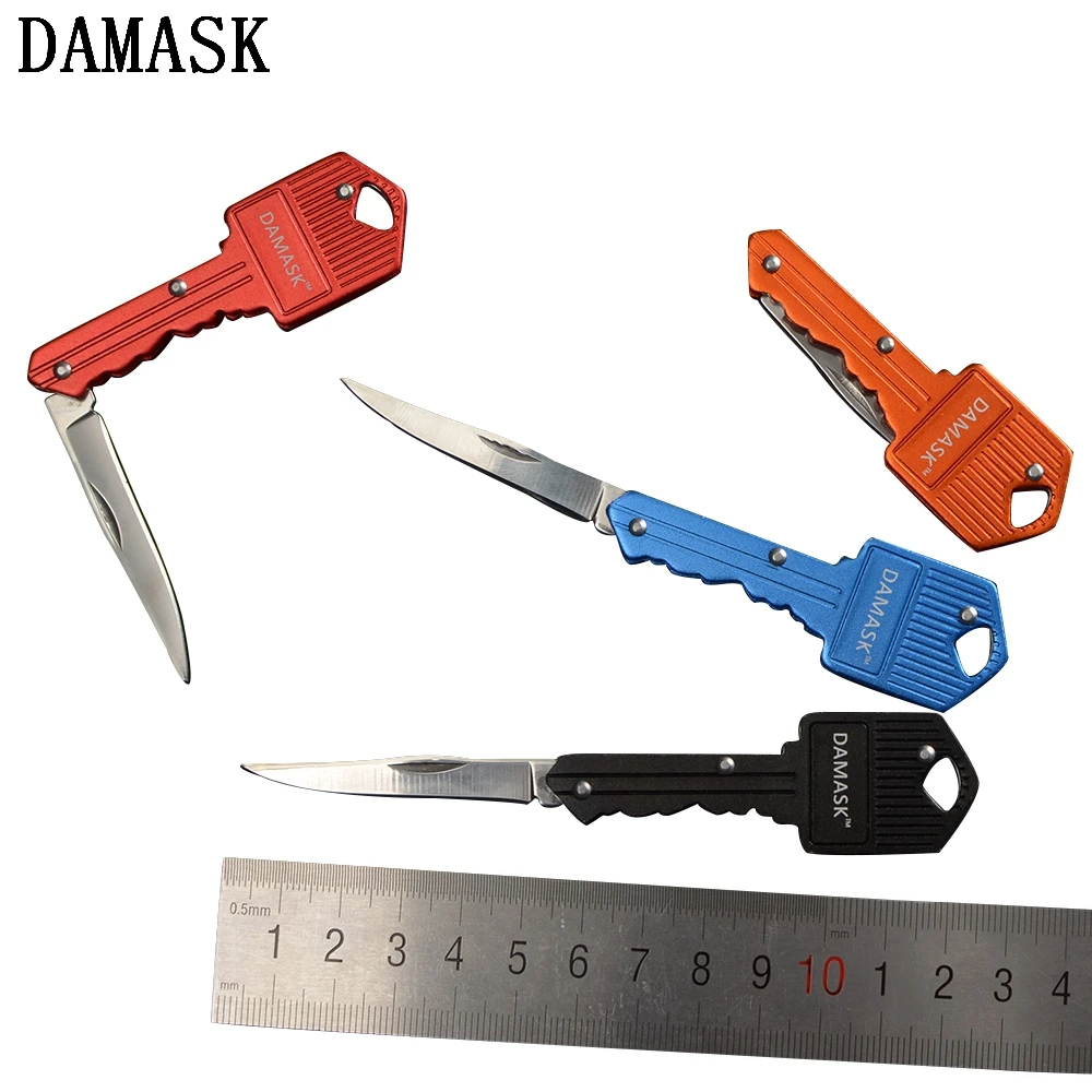 Buy DAMASK Brand Key Chain Key Ring Folding Knife EDC Portable Pocket Knife