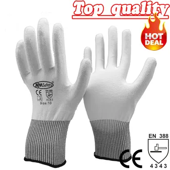 NMSafety Cut Resistant Work Glove Glass Handing Labor Glove HPPE Anti Cut Safety Protective Glove 1