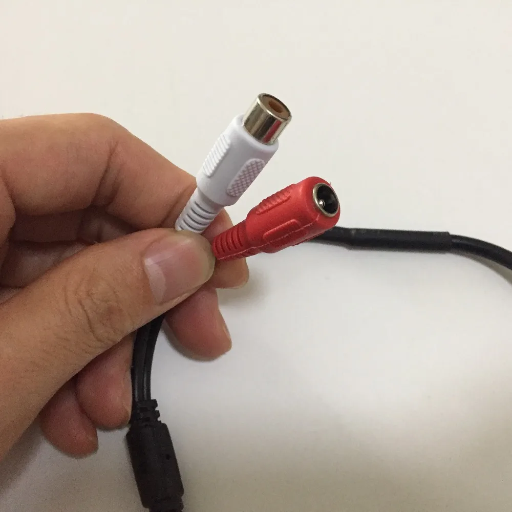  New Mic Audio Microfono per CCTV di Sicurezza DVR Della Macchina Fotografica di CC 12V CCTV Microfo