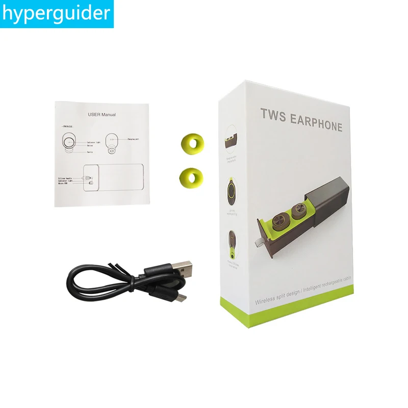 Hyperguider TWS наушники Мини Bluetooth 4 2 True беспроводной стерео HIFI ясный бас для Meizu Xiaomi