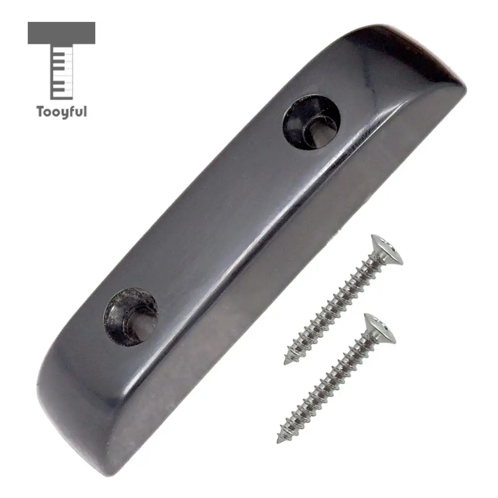 Tooyful Metal Bass Thumb Rest Tug Bar Finger Rest Pull for Bass Guitar Parts Accessories