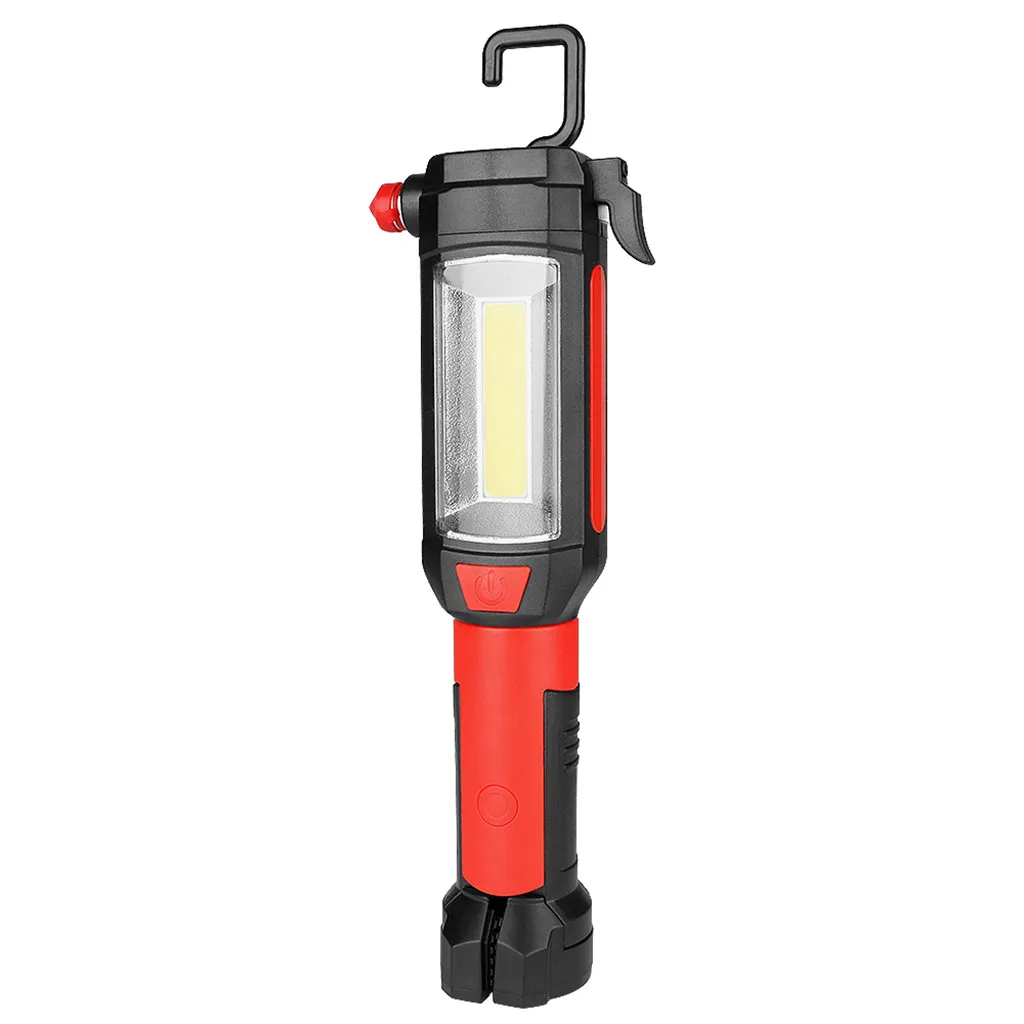 

Multifunction Adjustable COB LED Work Light Lamp Flashlight Magnetic With Hook Multi-function Flashlight LED round light Lamps