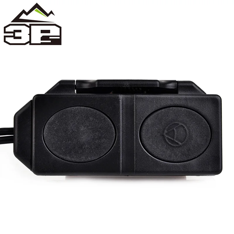 Interruptor de Controle Pressão para Peq 16a e M3x Tático Duplo Remoto Lanterna Airsoft Arma Luz Acessórios Wex177 9 Esporte e Lazer