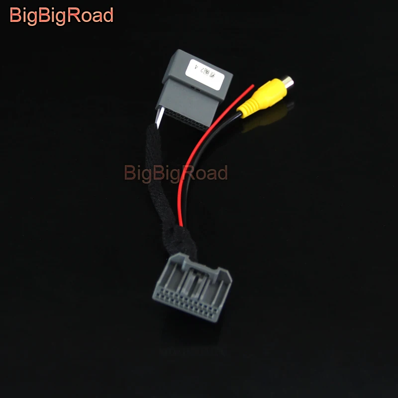 

BigBigRoad Car Rear View Parking Camera Adapter Connector Wire 24pins For Honda Accord MK9 9 Generation 2.4L 2012 2013 2014 2015