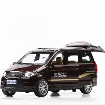 

2019 New Truck Van Vintage Diecast Pull Back Car Model Toy With Light Sound for Educational Children Gift V146