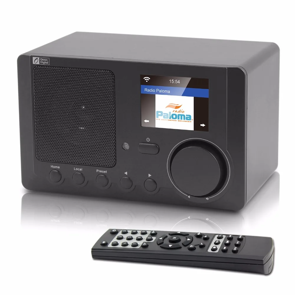WiFi Radio Ocean Digital WR 210CB Internet Radio Multi language Menu Blueetooth Intelligent radio