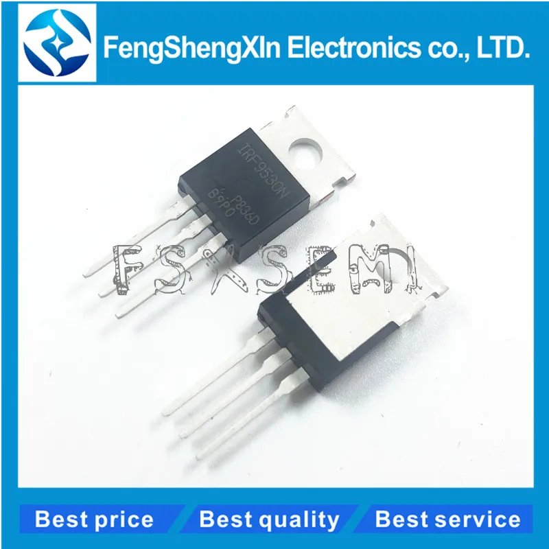 

10pcs/lot IRF9530N IRF9530 TO-220 Power MOSFET(Vdss=-100V, Rds(on)=0.20ohm, Id=-14A)