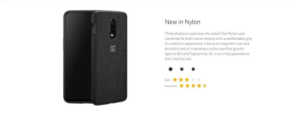 Чехол-бампер ONEPLUS 6T из черного дерева и нейлона Karbon+ чехол из ТПУ, Официальный чехол OnePlus6T из углеродного волокна, защитный чехол One Plus 6T