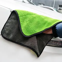 Новые ультра-толстые микрофибры коралловый флис автомобиля Авто Полотенца полировки сушки ткань 45x38 см стайлинга автомобилей