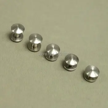 

free shipping arc style 10*4*7mm fastener wallet bag screw stainless steel belt Rivet diy handmade clothes leather hardware part
