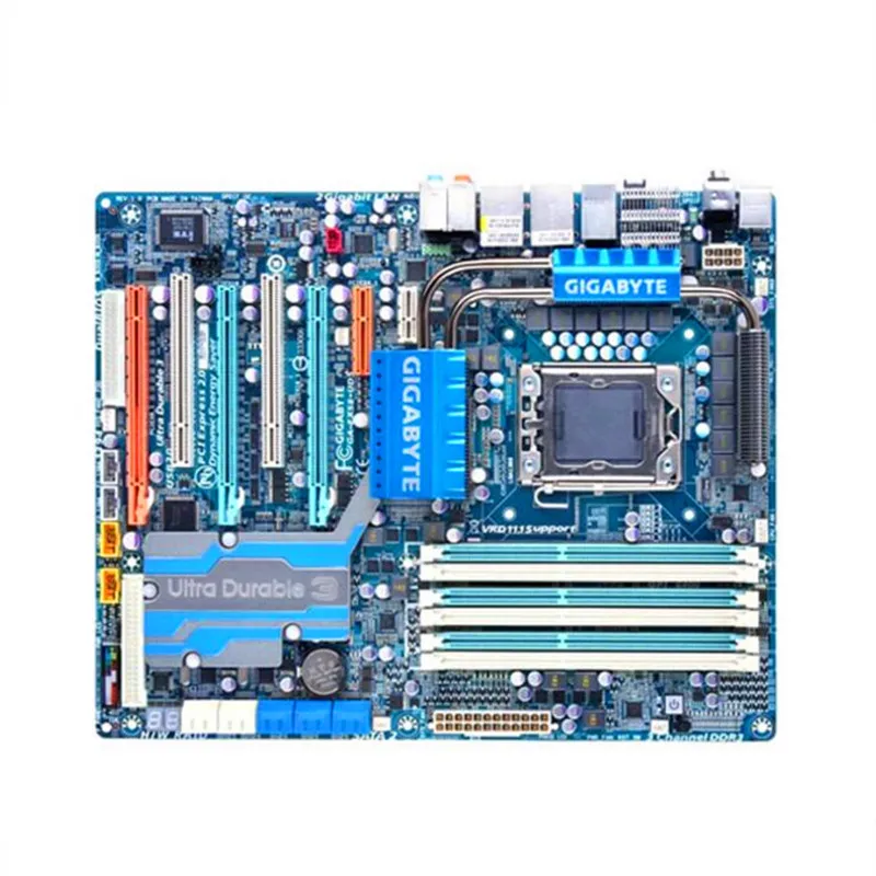 Материнская плата X58 1366 оригинал для Gigabyte GA EX58 UD5 pin ddr3 USB3 SATA3 L5639 L5520 X58A UD3R