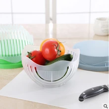 New Salad Cutter Bowl Maker Salad Easy Making Tool Vegetable Cutter Bowl Original Salad Bowl Kitchen Tools&Gedgets