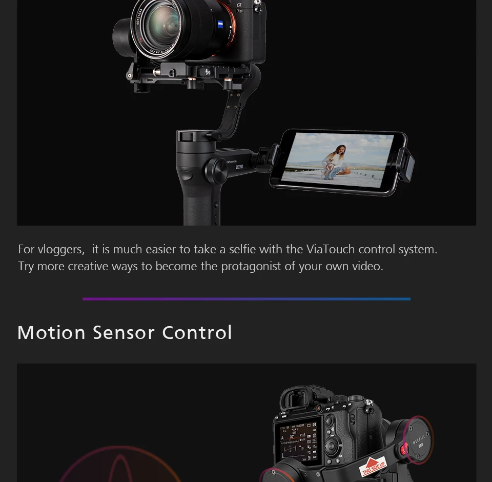 ZHIYUN Official WEEBILL LAB 3-Axis Image Transmission Stabilizer for Mirrorless Camera Sensor Control Handheld Gimbal in Stock