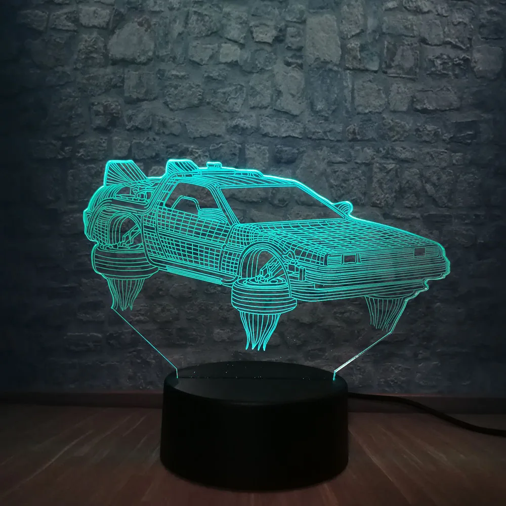 Новинка автомобиля 3D USB светодиодный ночной Светильник Атмосфера RGB светильник ing