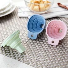 Силиконовая Складная воронка для бутылки воды бункер Складная кухонная вытяжка для жидкая пудра передачи