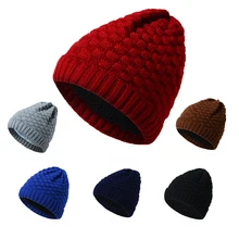 MingJieBiHuo Новая мода осень и зима модные корейские унисекс теплая простая шапка квадратный плед шерстяная шапочка solid hat