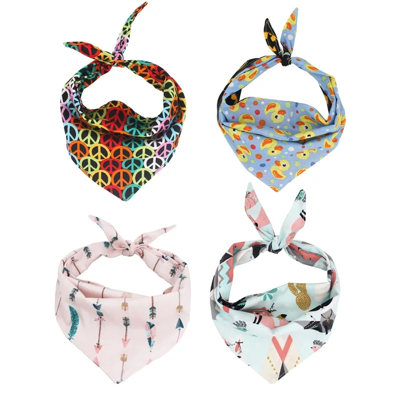 

Popular Dog Bandana Reversible Bandana Tie on Bandana Dog Scarf Pet Dog Accessory for Gifts