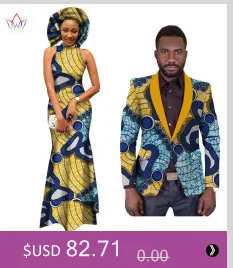 Novo africano cera impressão vestidos para mulheres