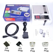 HDMI выход Ретро Классический Портативный игровой плеер семья ТВ Видео игровая консоль детство встроенные 600 игр HDMI выход мини консоль