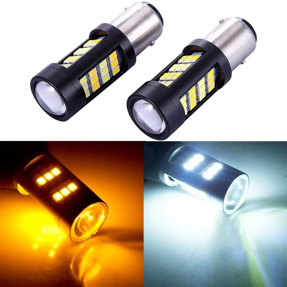 2x P21/5 Вт 1157 BAY15D 42 SMD 2835 Светодиодный фонарь на танкетке для автомобиля