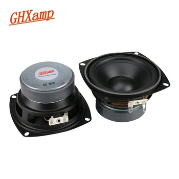 

GHXAMP 4 inch Square Waterproof Speaker Unit Mid-Bass Loudspeaker 4ohm 30W For Outdoor Speaker Car Stereo 2PCS