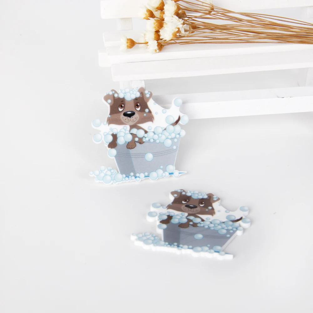 

David accessories dog cat flat back planar resin diy decoration crafts accessories 5pieces,DIY handmade materials,5Yc2248