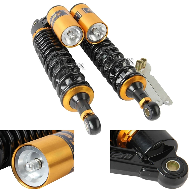 2 Pcs 15.75 inch 400mm Scooter UTV ATV Dirt Bike Motorcycle Air Shock