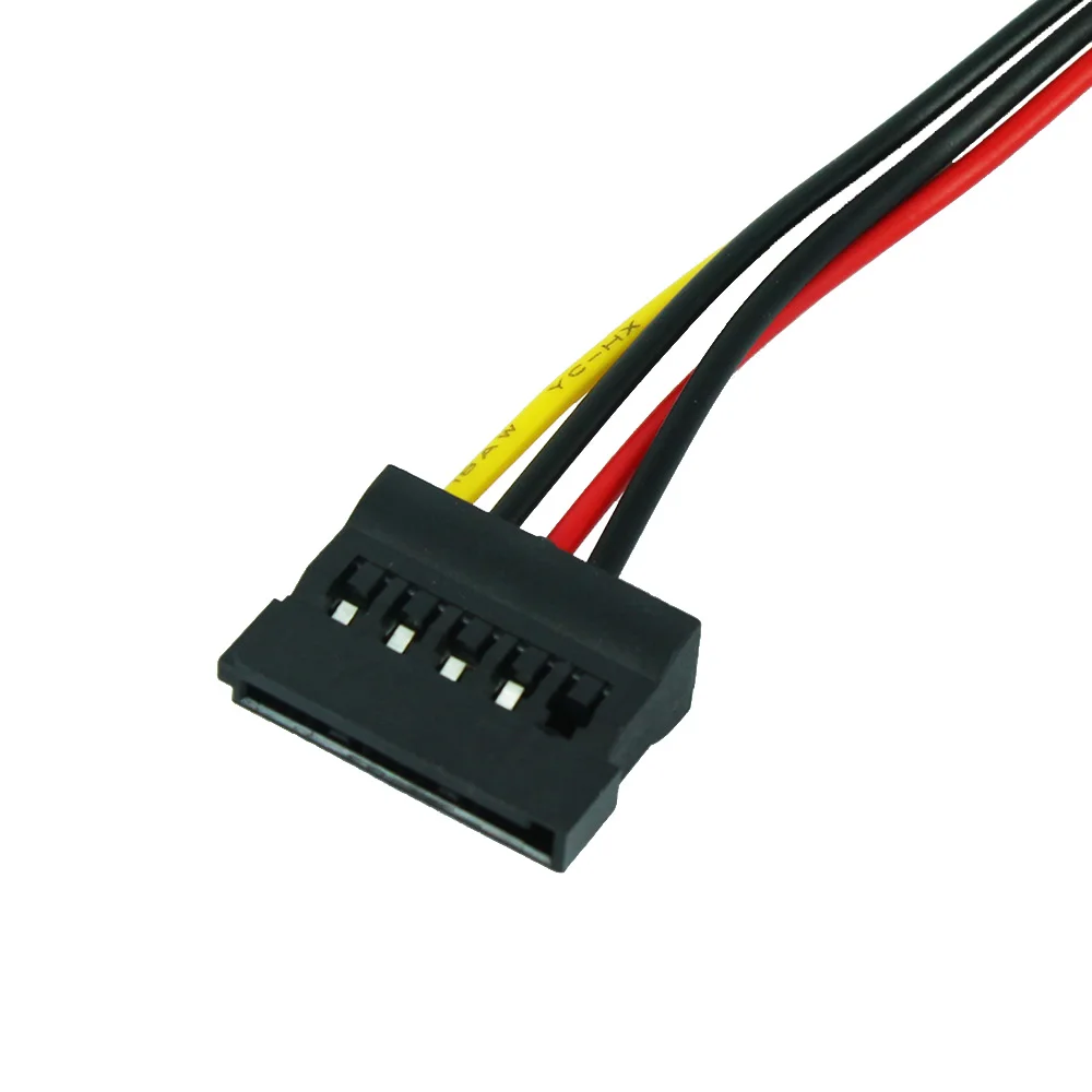 Кабель питания JONSNOW IDE/Molex/IP4/4 контактный штекер на гнездо SATA 15 разъем конвертер