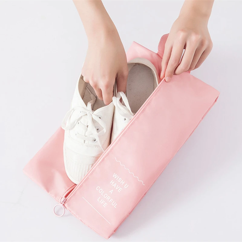 RUPUTIN 7Pcs/set Travel Luggage Organizer Clothes Storage Bag High Quality Waterproof Cosmetic Toiletrie Bag Travel Accessories