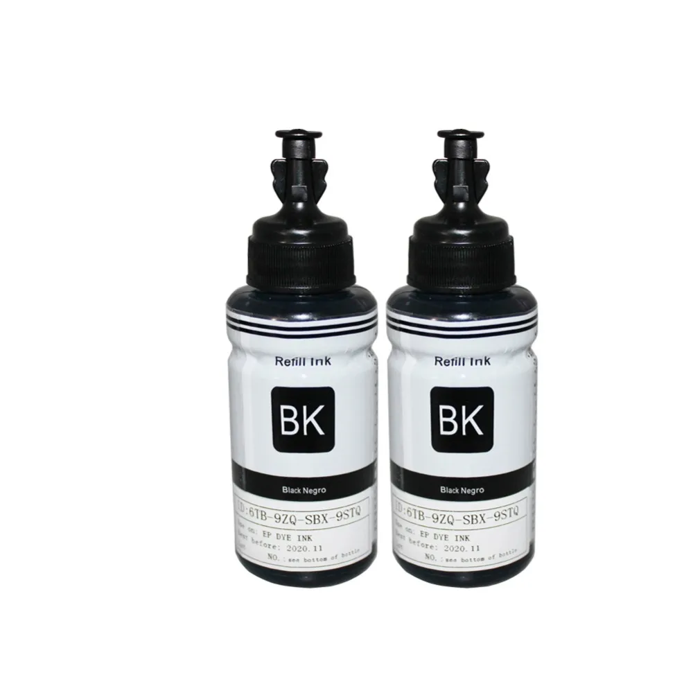 Compatible 2PK Black refill dye ink kit for Epson L100 L110 L120 L132 ...