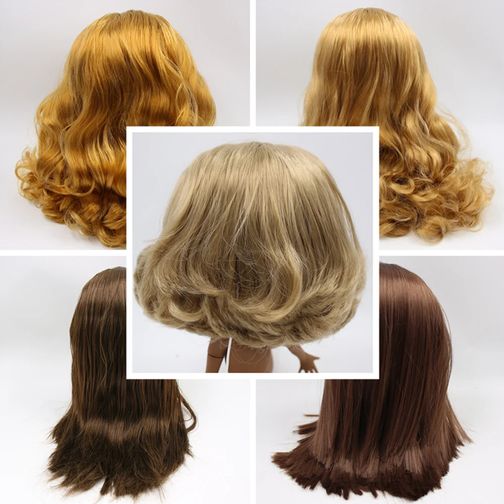 

RBL Blyth Doll Scalp Brown hair Wigs Including the hard endoconch series.52 Factory Blyth