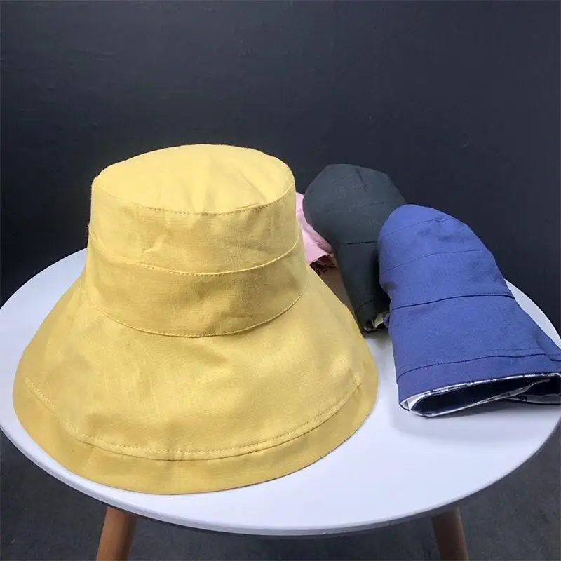 

2018 New Women Men Vogue Hemp Leaf Design Basin Caps Maple Leaves Protection Bucket Hat Fisherman Hat Leisure Hats