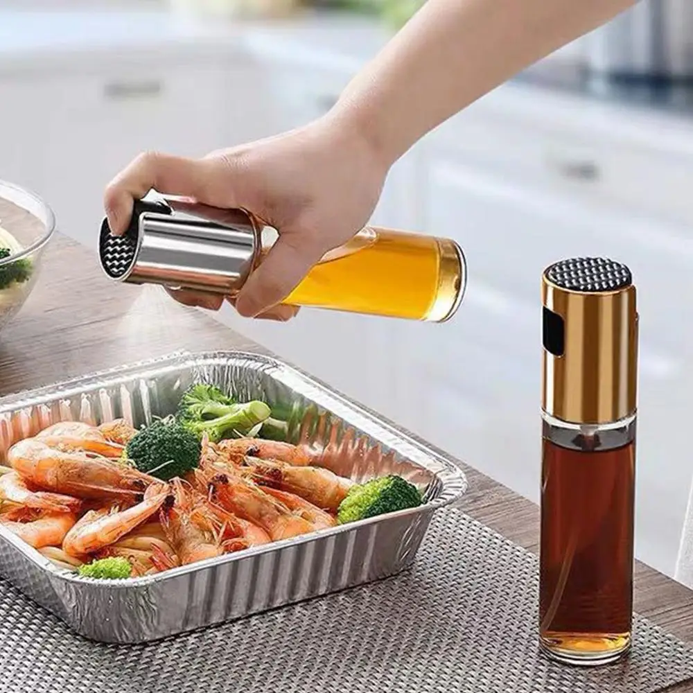 

High Borosilicate Glass Spray Bottles Empty Sprayer Olive Oil Vinegar Mist Water Pump Boats Sauce Grill FOR BBQ Kitchen Sprayer