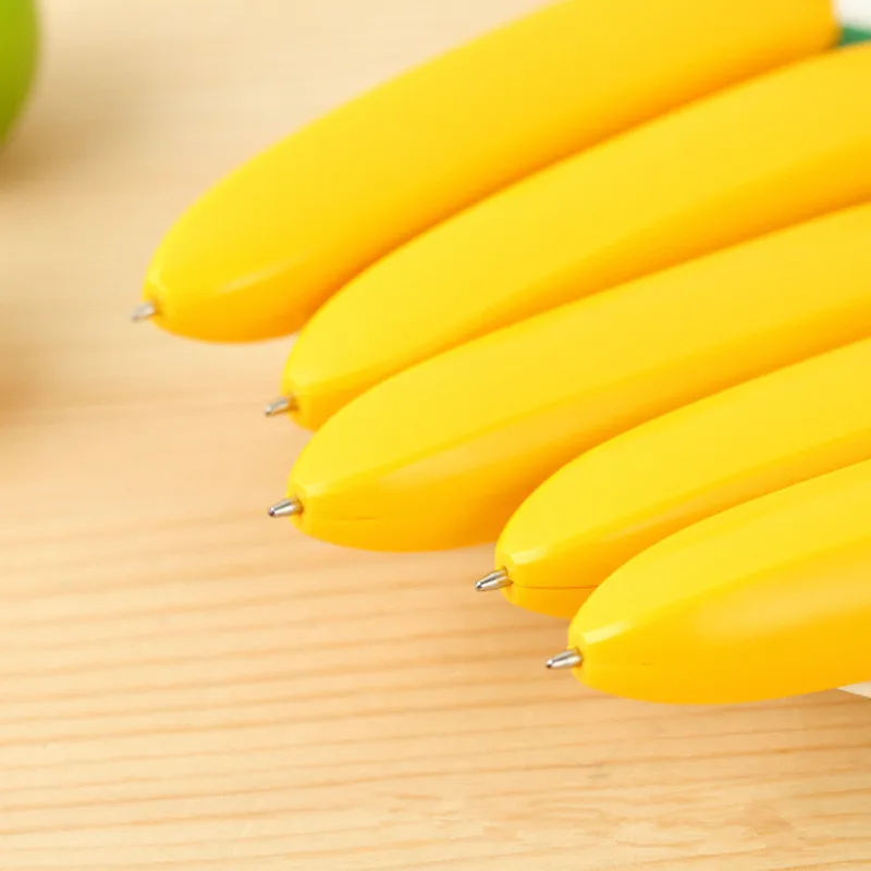 1 Pcs Pen Ballpoint Kawaii Pens for Writing Banana Caneta Material Escolar School Supplies Cute Stationery