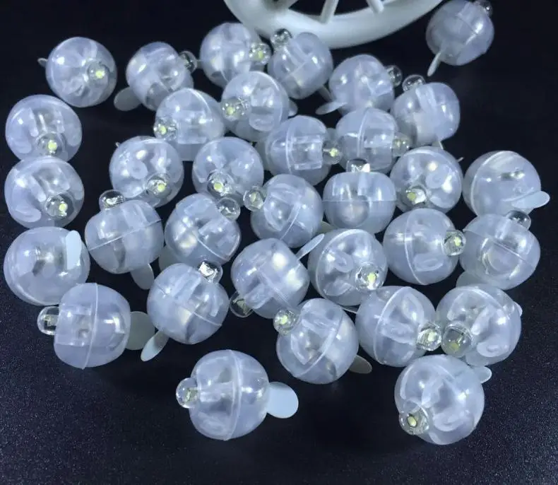 

2000Pcs RGB Flash Ball Lamps Mini Balloon LED Light Luminous Lantern For New Year Wedding Party Decoration Put in Lantern SN845
