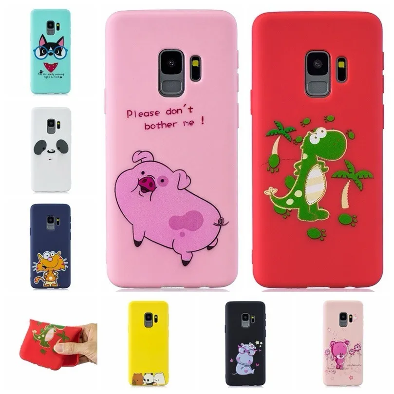 

Phone Case For Samsung Galaxy M10 M20 M30 A10 A30 A40 A50 A60 A70 j4 j6 Animal Dog Cat Bear Pig Pattern Soft Rubber Back Cover