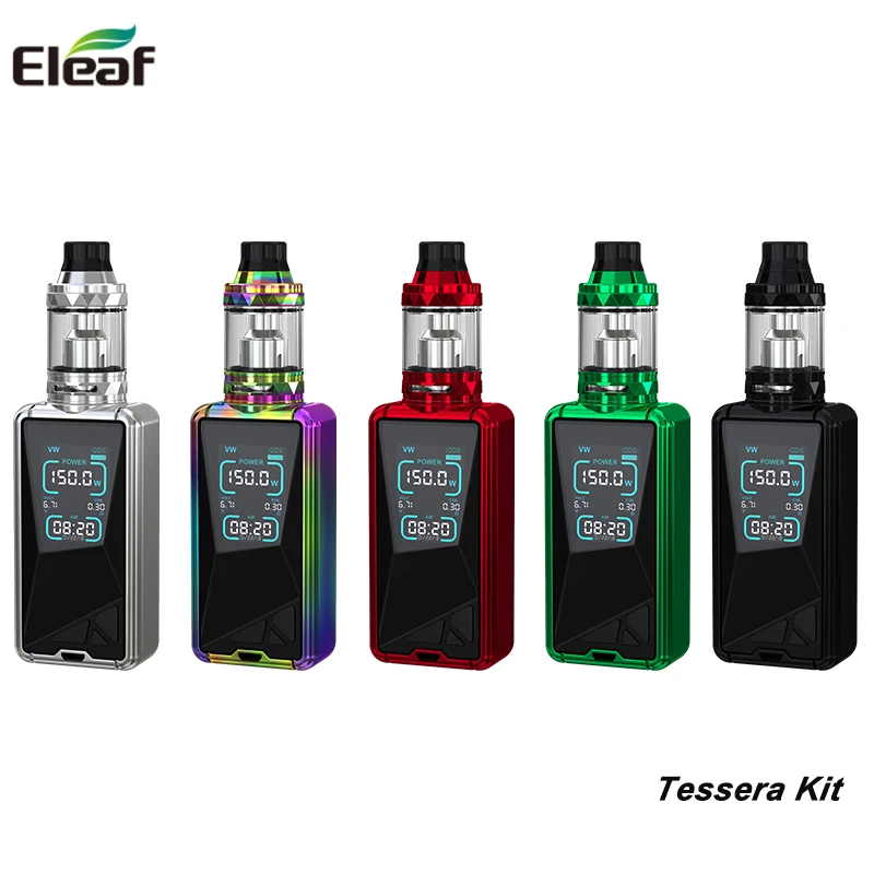 Набор для вейпа Eleaf Tessera 150 Вт аккумулятор 3400 мАч бак Ello TS 4 мл подходит катушки HW1 HW2