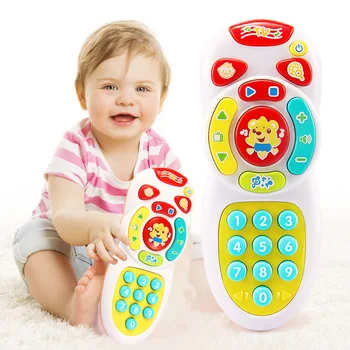 

Infant Baby Toys Simulation TV Remote Control Mobile Phone Kids Educational Music Learning Toy Gift