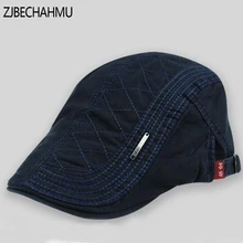 Весенняя мода Винтаж твердое Письмо хлопка берет, Шапки Кепки для Для мужчин Для женщин осень Snapback Hat бренд Аксессуары для одежды