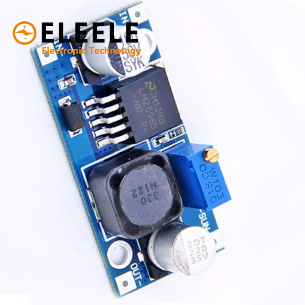 LM2596 Шаг вниз Питание модуль DC 7 V 35 до 1 25 30 3A Регулируемый Напряжение регулятор