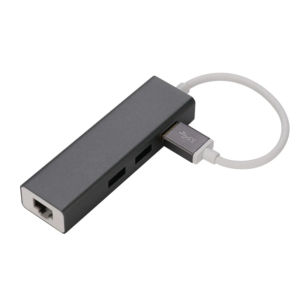 3-Порты и разъёмы USB 3,0 концентратор и USB 3,0 Rj45 до 10/100/1000 Мбит/с Fast Ethernet ЛВС USB Hub 4 Порты и разъёмы высокое Скорость - Цвет: as show